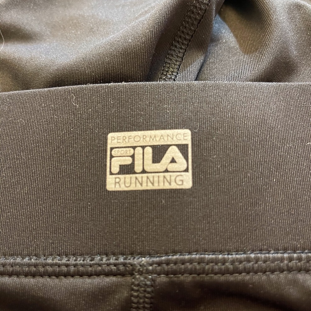 FILA BLACK RUNNING LEGGINGS - Picture 4 of 6